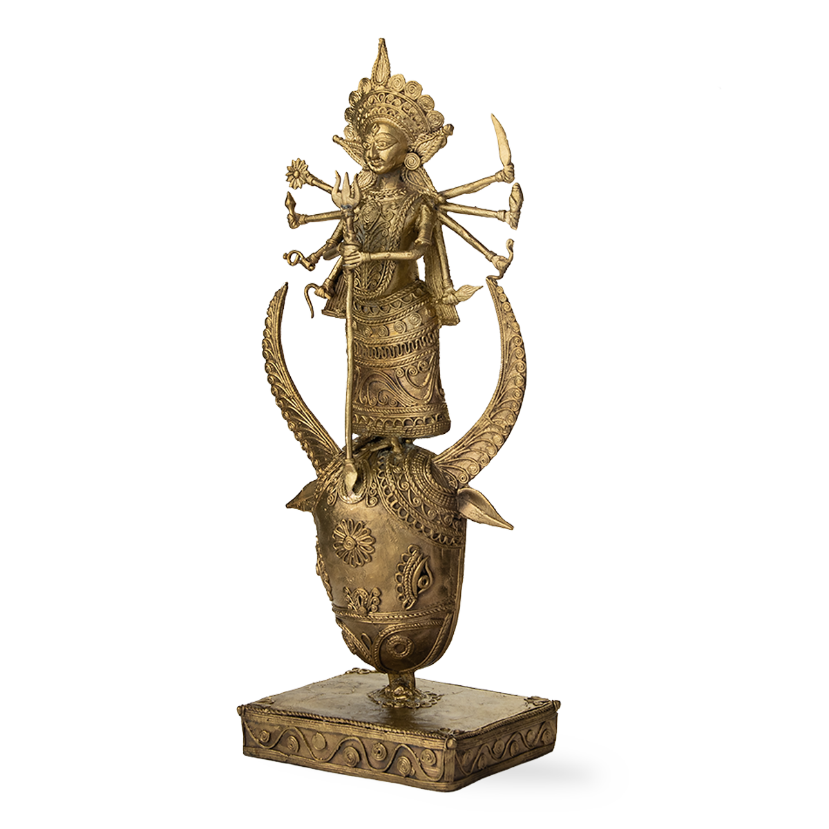 Dokra Mahisha Mukha Durga