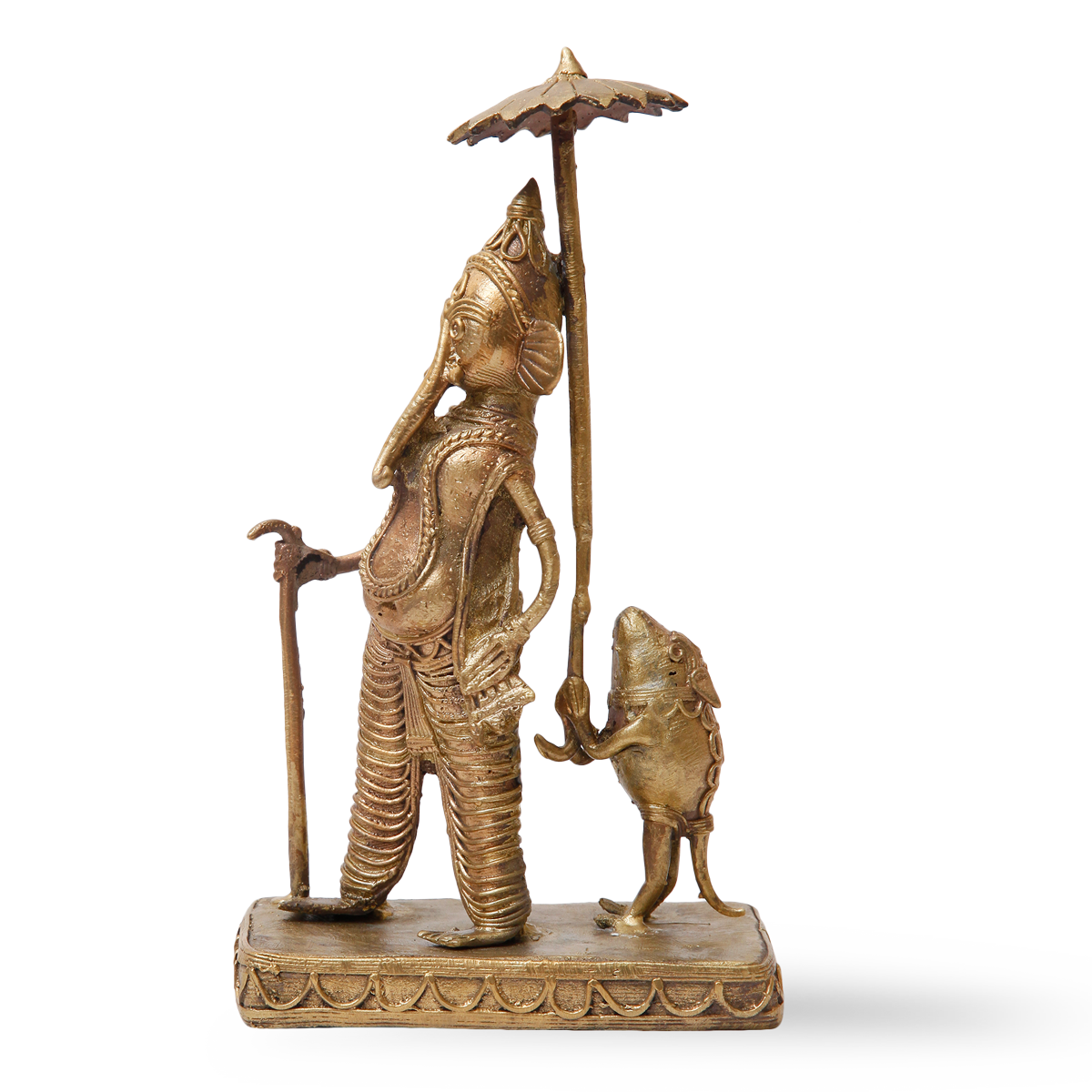 Dokra Ganesha on a walk