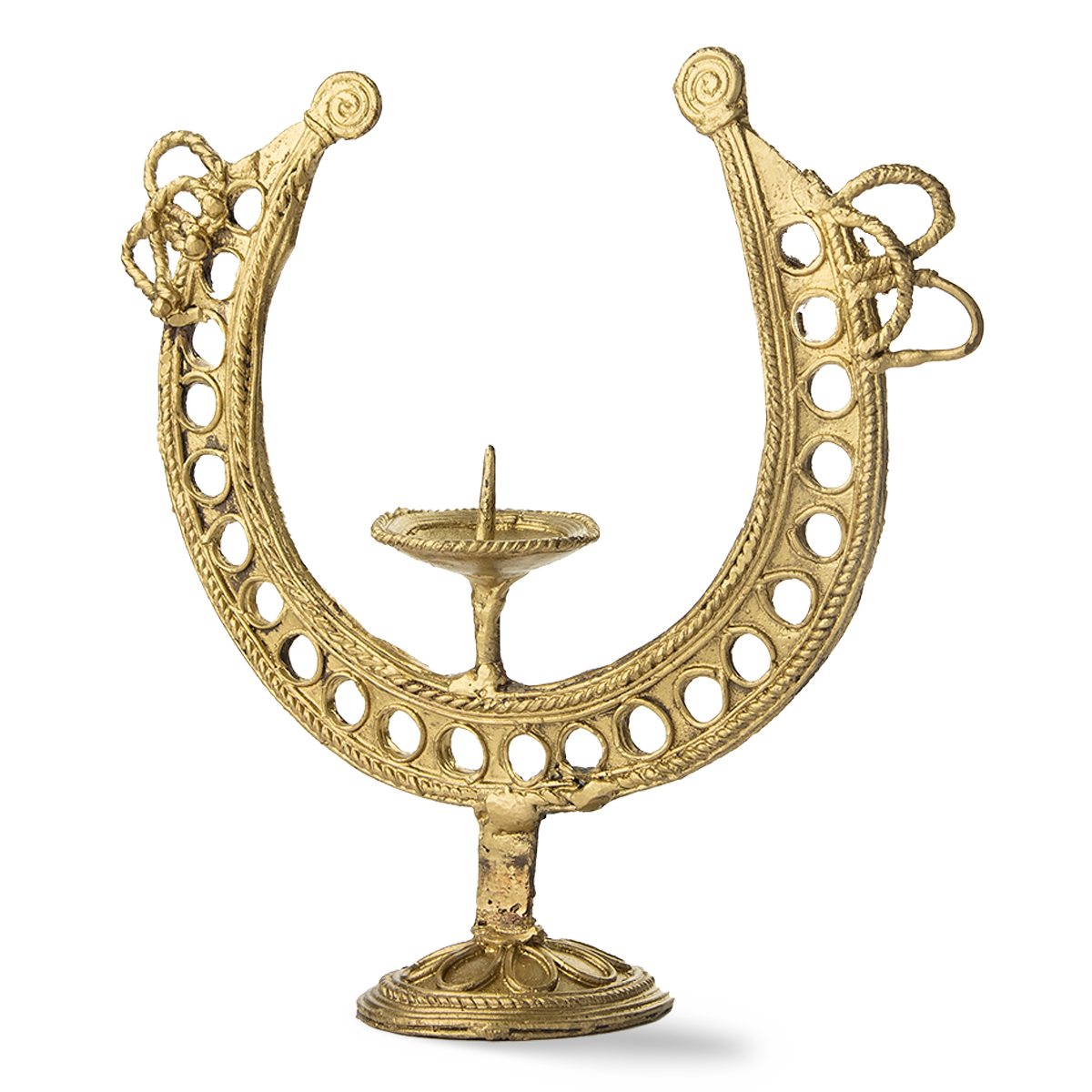 Dokra Crescent Lamp