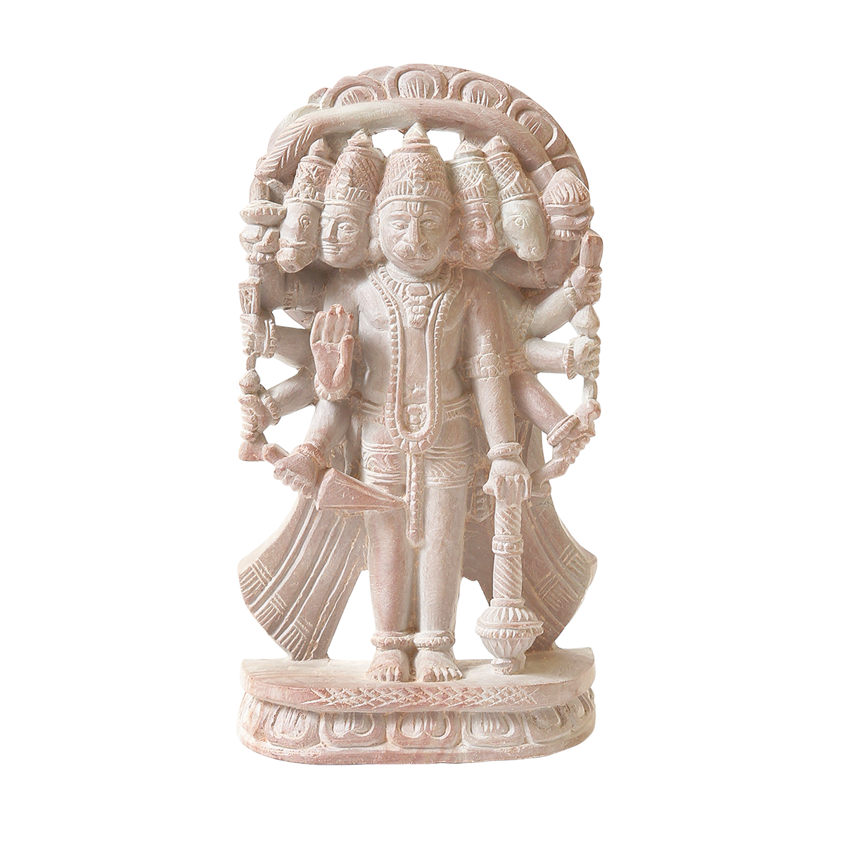 Divinity in Pink: Panchamukha Anjaneya