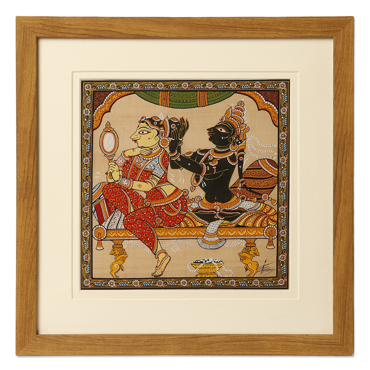 Odisha Pattachitra on Silk: Shringar 3