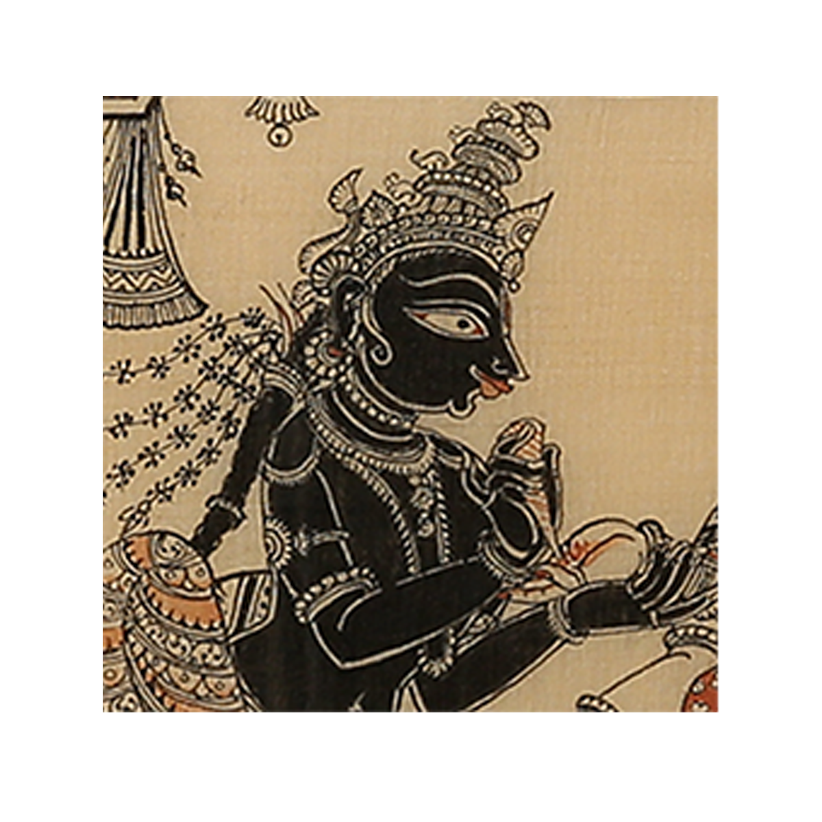 Odisha Pattachitra on Silk: Shringar 2