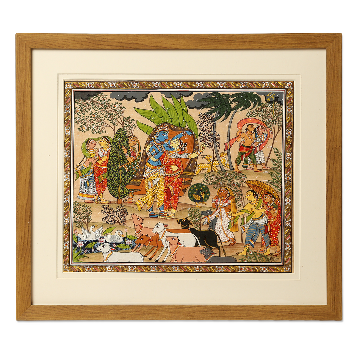 Odisha Pattachitra on Silk: Varsha