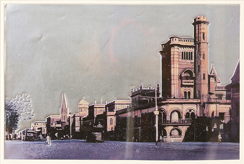 Madras Esplanade Circa: 1910 in Copper Repousse