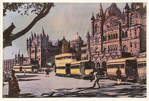 Bombay Victoria Circa: 1916 in Copper Repousse