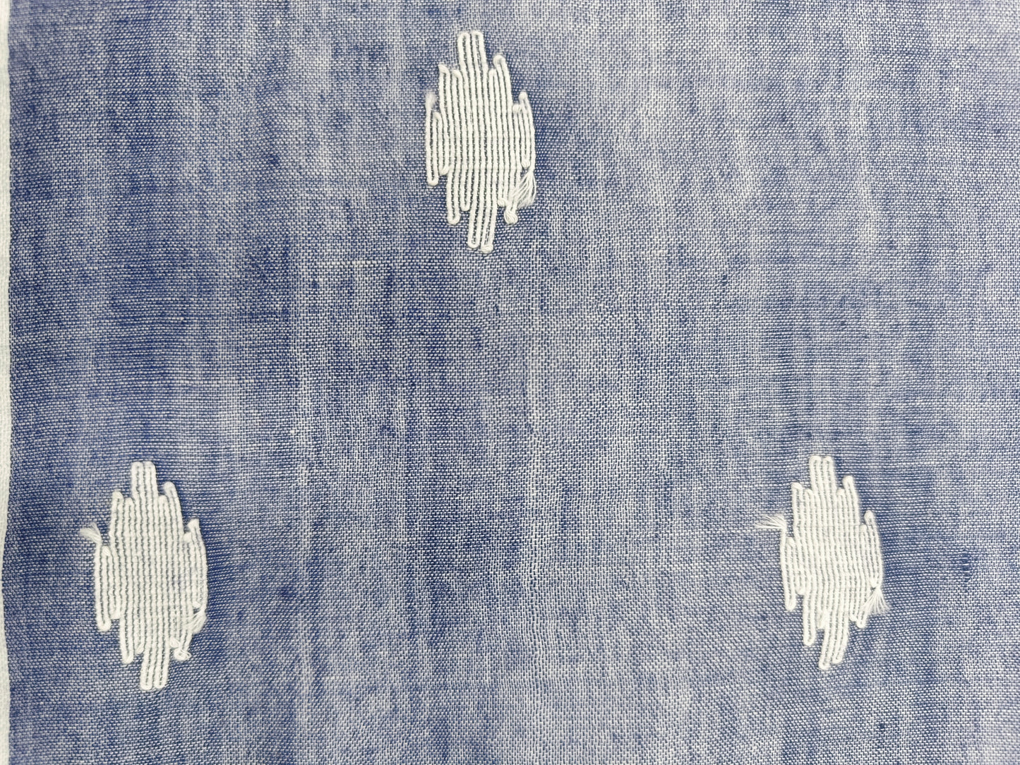 Authentic Jamdani Indigo Scarf