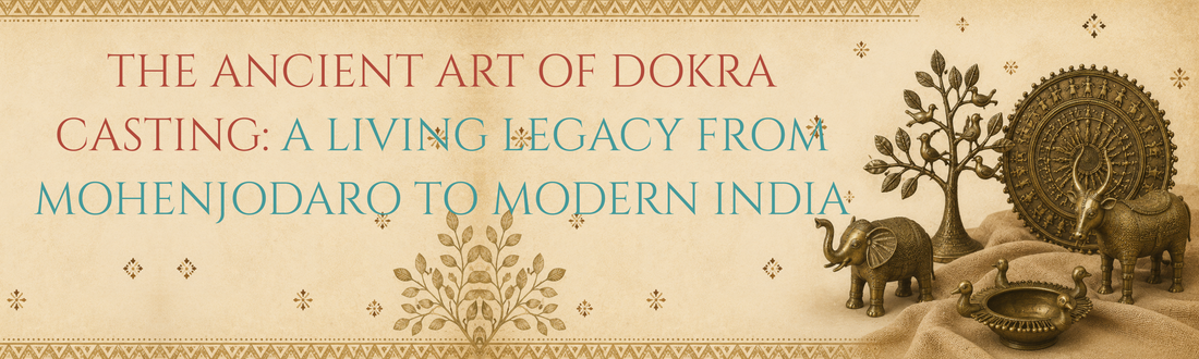Hand made Dokra art of tribal bengal chattisgarh odisha jharkhand