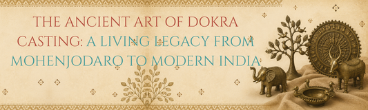 Hand made Dokra art of tribal bengal chattisgarh odisha jharkhand