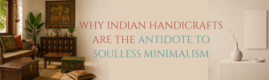 Rich Indian art and soul less minimalism