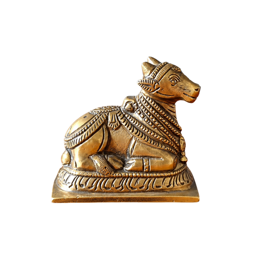Handcrafted Bronze Nandi – Karnataka Bronze Style