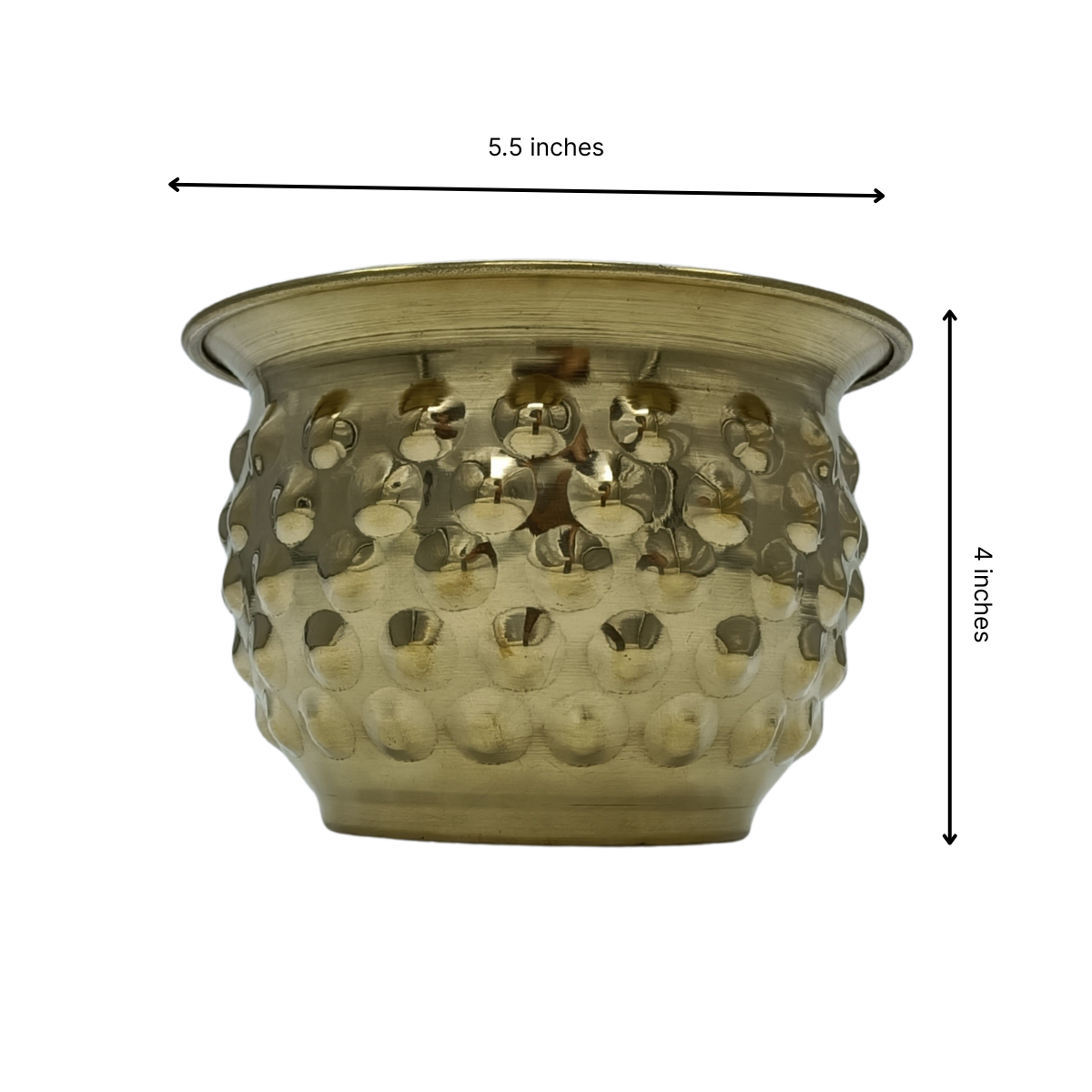 Brass Bubble Planter