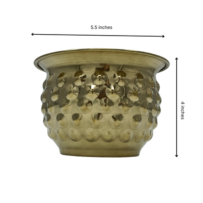 Brass Bubble Planter