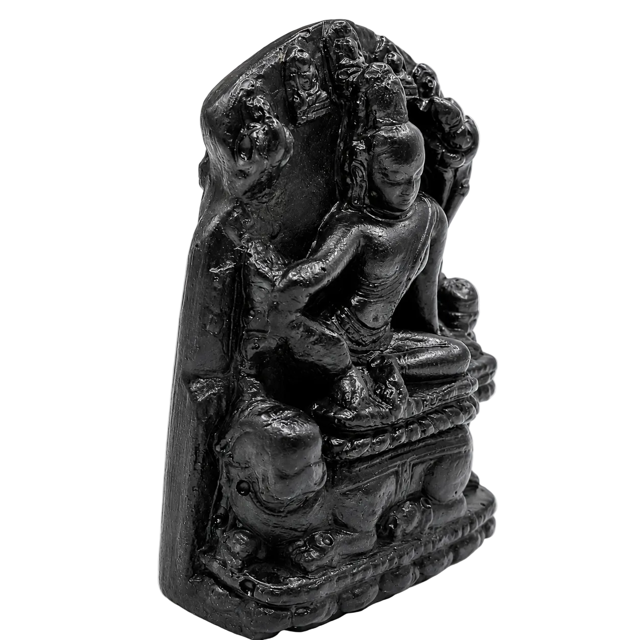 Simhanada Avalokiteshvara – Granite Finish | Handcrafted Museum Replica of a Pala Buddhist Masterpiece [Made to Oder]