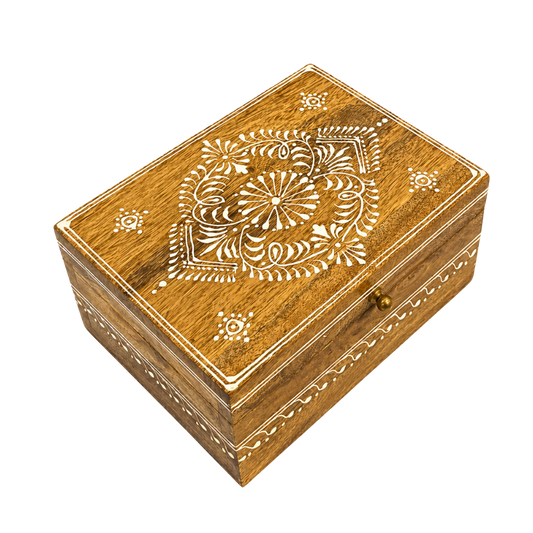 Handcrafted Mango Wood Favour Box