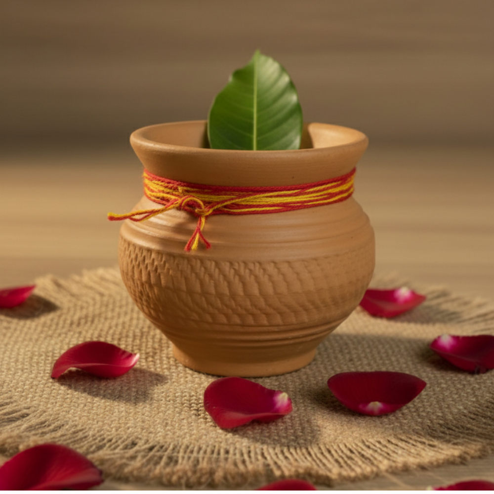 Aravali Rouletted Ware Clay Pot