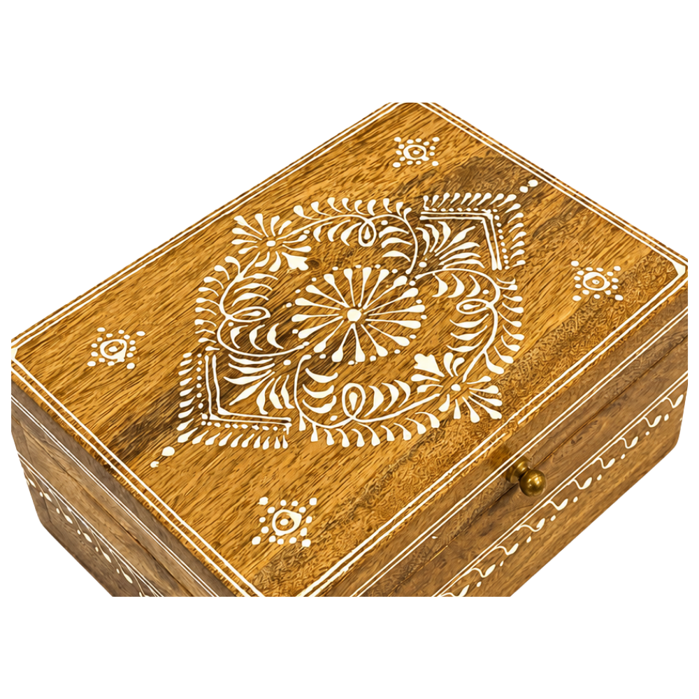 Handcrafted Mango Wood Favour Box