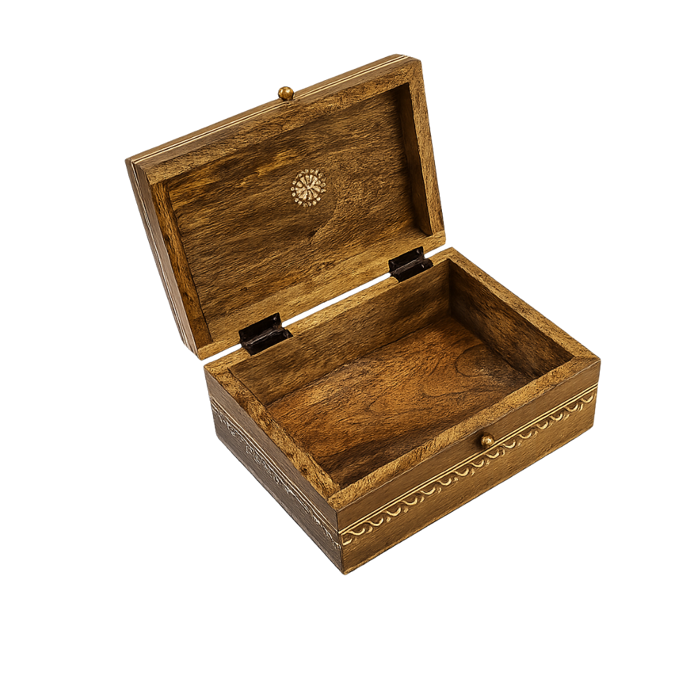Handcrafted Mango Wood Favour Box