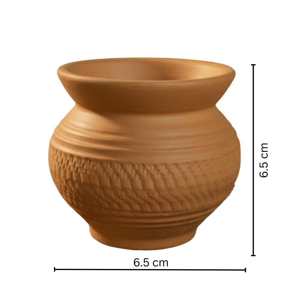 Aravali Rouletted Ware Clay Pot