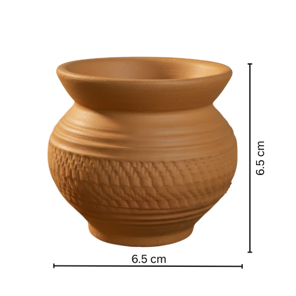 Aravali Rouletted Ware Clay Pot
