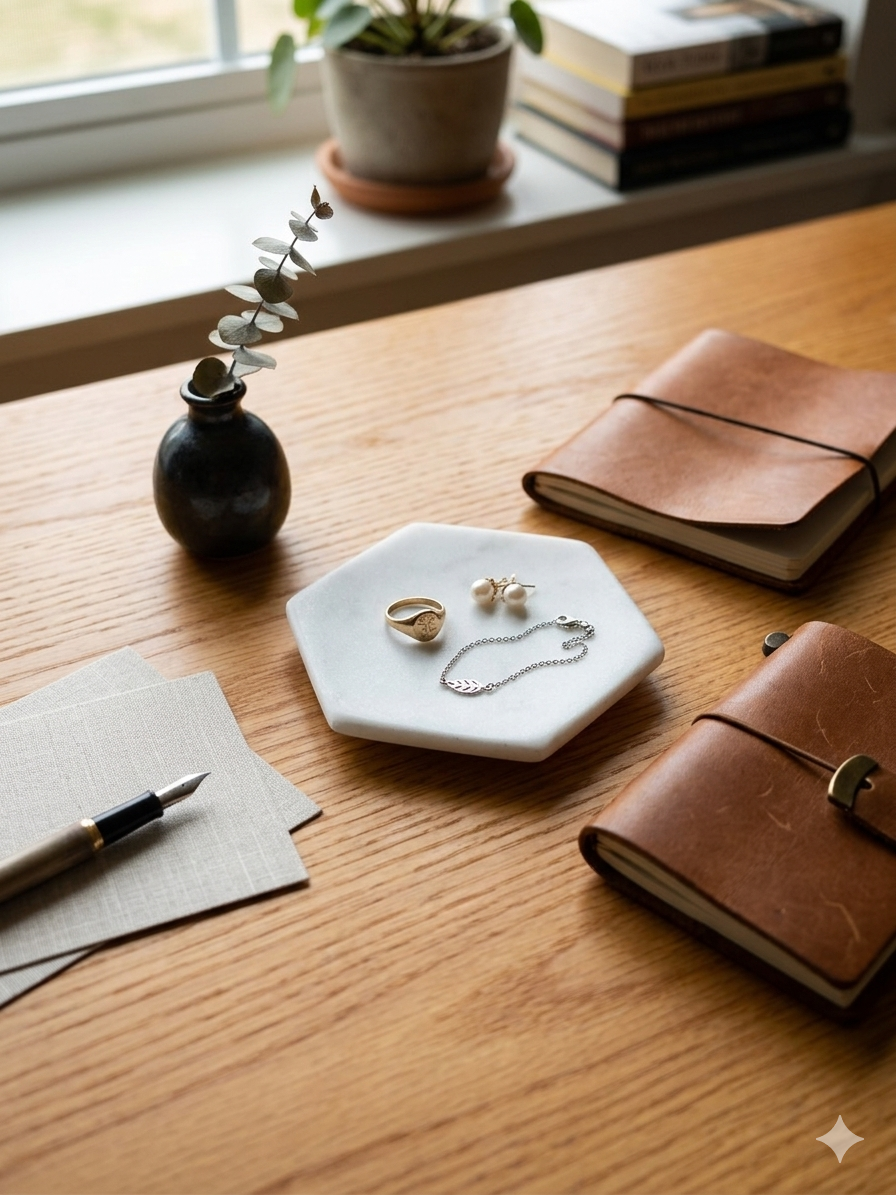 The Marble Hexa: Set of Two