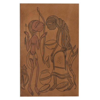 Santhal Art: Village Life 3