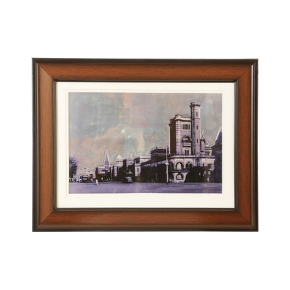 Madras Esplanade Circa: 1910 in Copper Repousse Monochrome